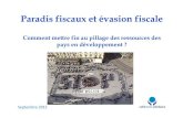 BistrO septembre 2012 - Mathilde Dupré - Financement du développement : paradis fiscaux et évasion fiscale, quelles conséquences ?