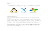 Comparación Entre Microsoft Windows y El Sistema Operativo de Linux