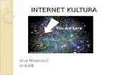 Internet Kultura prezentacija