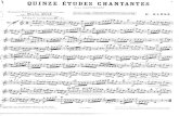 Klose - 15 Etudes Chant Antes - Saxophone