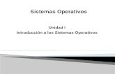 Sistemas Operativos Unidad 1