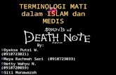 Terminologi Mati Dalam Islam Dan Medis