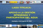 Huatajata: Presentacion Proyecto GEO Titicaca
