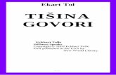 Ekart Tol - Tisina Govori