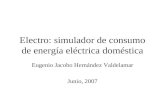 Electro: simulador de consumo de energía electrica en el hogar