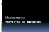 PROYECTOS DE INVERSIÓN