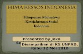Pemaparan mengenai Rencana Pembentukan HIMA KS Indonesia