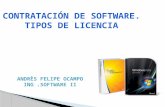 Contratacion y Licencias Software