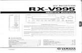 Yamaha RXV995 Rec