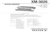 SONY XM-3026