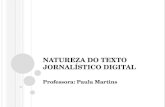 Aula: Texto Jornalismo Digital