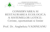 Vadineanu Conservarea Si a Ecologica a Sistemelor Lotice