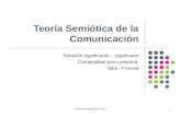 Teoría de la Comunicación - Escuela Semiótica