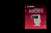 Canon Speedlite 550EX User Manual