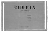 CHOPIN Valzer Per Pianoforte Valzer Del Cagnolino 64.1.6
