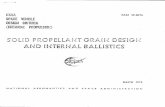 Solid Propellant Grain Design and Internal Ballistics by NASA 1972