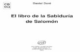 113 - Daniel Dore - La Sabiduria De Salomon (Cuadernos Biblicos)