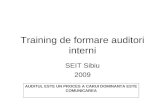 Training de formare auditori interni