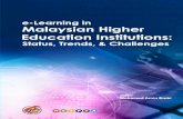 E-learning in Malaysian Higher Education Institutions