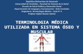 Sistema Oseo y Muscular