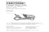 Lawn Tractor 917.28726 Operators Manual