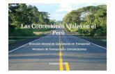Las Concesiones Viales en el Perú
