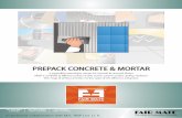 Prepack Concrete & Mortar