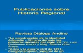 Publicaciones Sobre Historia Regional