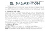 Apuntes de Badminton, 4º ESO