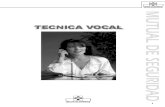 manual de canto - tecnica vocal