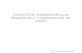 Guerra de independencia española y constitución de cadiz