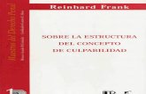 La Estructura Del Concepto de Culpabilidad - Frank Reinhard