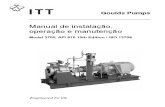 ITT - Manual de Instalação. Operação e Manutenção - Bomba Centrífuga