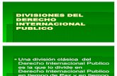 Divisiones Del Derecho Internacional Publico
