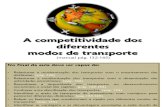 1.1- A Competitividade Dos Transportes