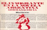García, Germán - El inmigrante en la novela argentina