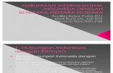 Hubungan Internasional Indonesia Dengan Beberapa Negara Di Dunia