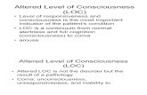 Altered Level of Consciousness (LOC)
