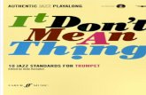 'It Don't Mean A Thing' - 10 Jazz Standards for Trumpet