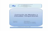 Informe#1. Corrosión de metales a elevadas temperaturas
