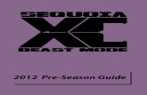 2012 Sequoia XC Pre-Season Guide