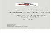 Manual de Praticas Laboratoriais - Disciplina de Mecanica dos Fluidos - 2-¦ ANO