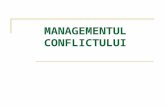 Curs 5 - Managementul Conflictului
