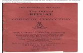 Rare Secret! - The Ineffable Degrees Official Ritual of the Lodge of Perfection 33 Degree Scottish Rite Freemasonry