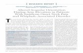 Altered Scapular Orientation During Arm Elevation in Patients With Insidious Onset Neck Pain and Whiplash-Associated Disorder