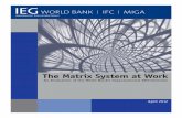 The Matrix System at Work: An Evaluation of the World Bank's Organizational Effectiveness