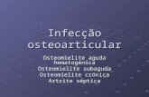 Infecção osteoarticular