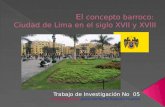 El Concepto Barroco en Lima