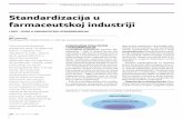Standardizacija u farmaceutskoj industriji (prvi deo) - uvod u farmaceutsku standardizaciju
