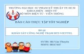 Bao cao Thuc tap tot nghiep - BTS VIETTEL - Ho Thuyen
